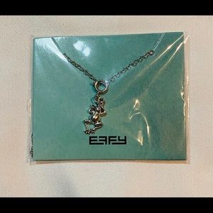 EFFY frog charm in 18” necklace